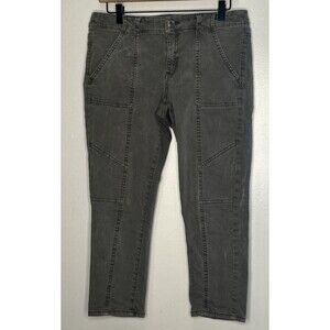 American Eagle Jegging Crop Stretch Pant Womens Size 8 Faded Army Green